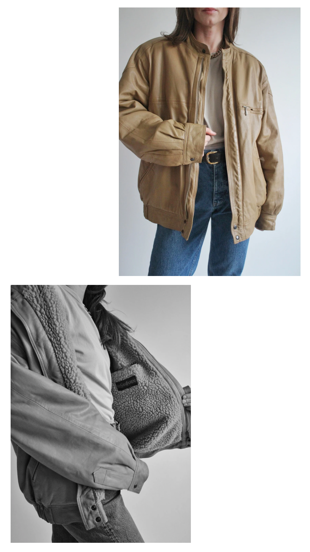 Skóra naturalna, L/XL, YSL