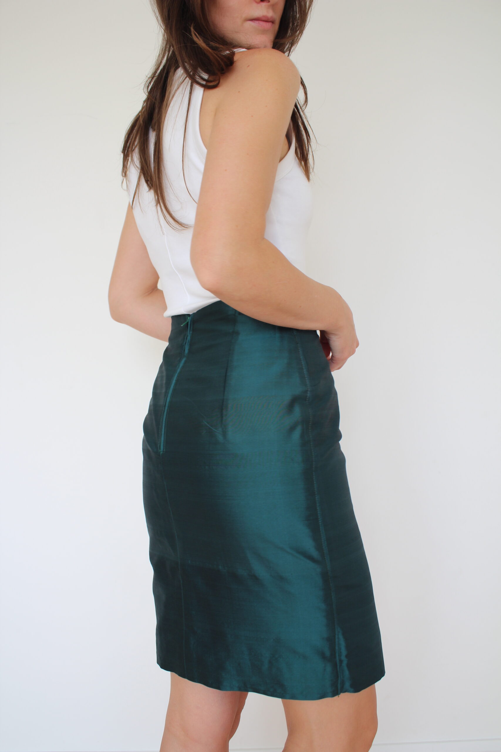 Jedwabna tafta, XS, Vintage - obrazek 3