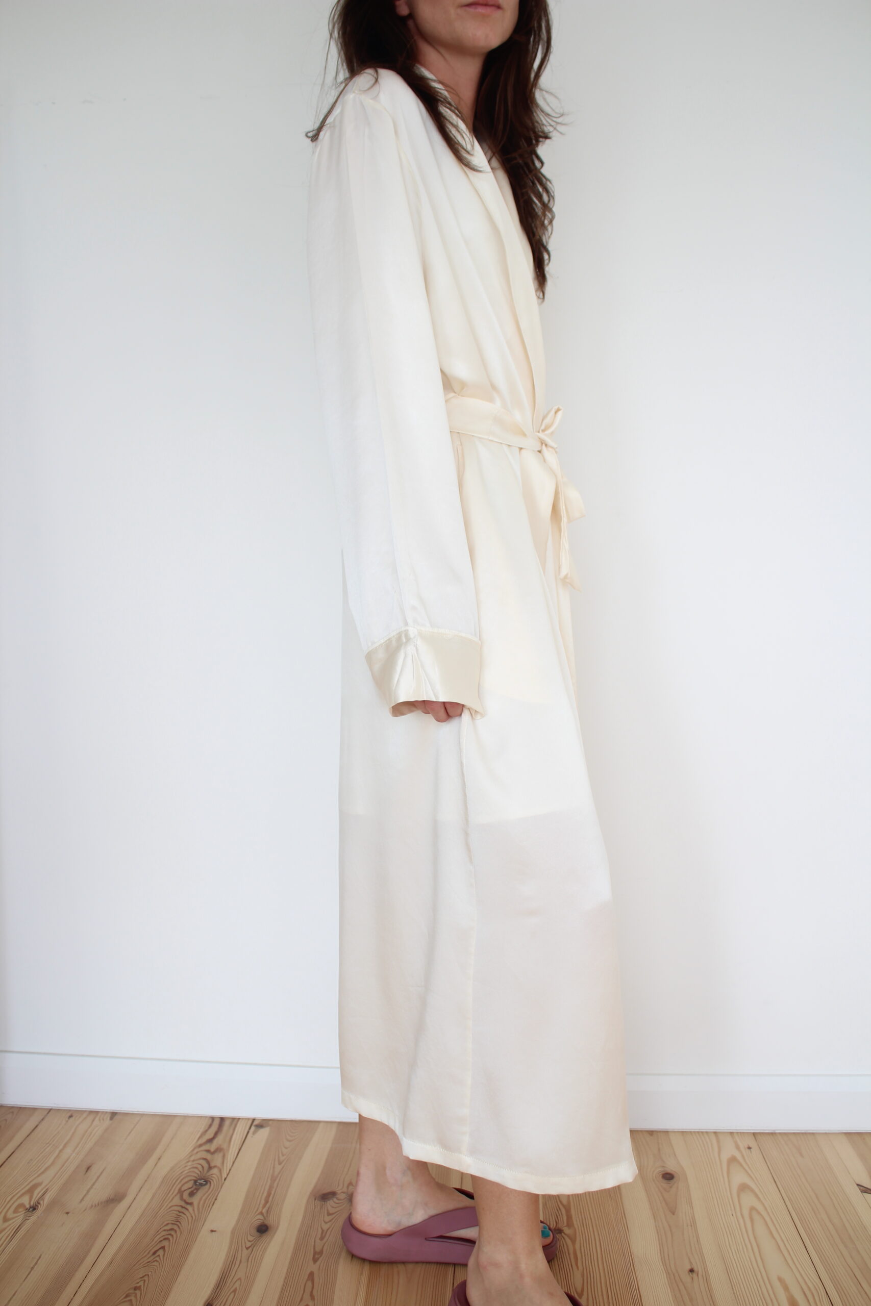 Jedwabny szlafrok, M/L, Luna di Seta - obrazek 2