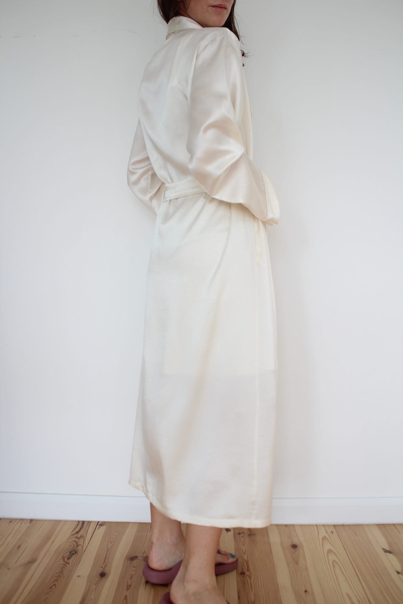 Jedwabny szlafrok, M/L, Luna di Seta - obrazek 3