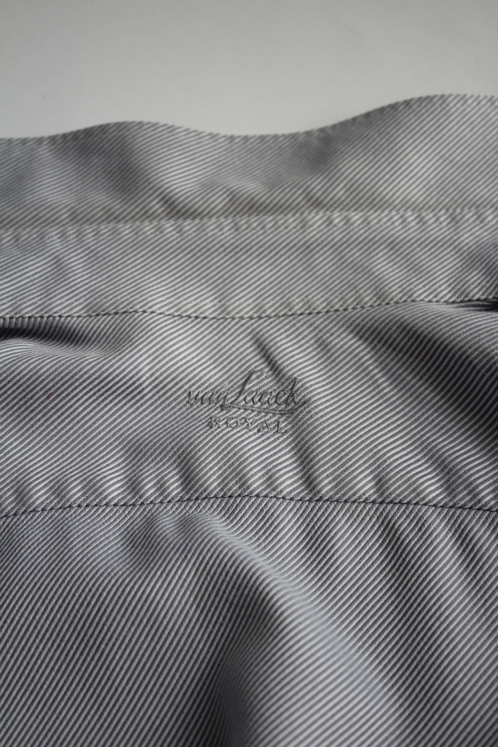 Bawełniana koszula w paski, L - obrazek 6